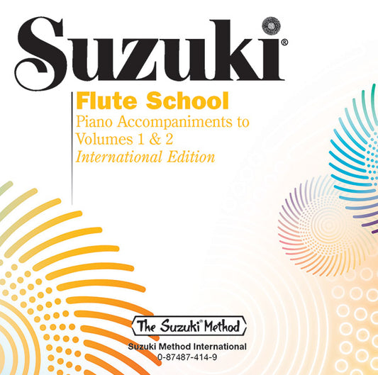 Suzuki Flute School CD, Volume 1 & 2 Piano Acc.