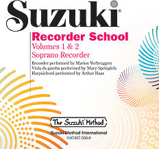 Suzuki Recorder School (Soprano Recorder) CD, Volume 1 & 2