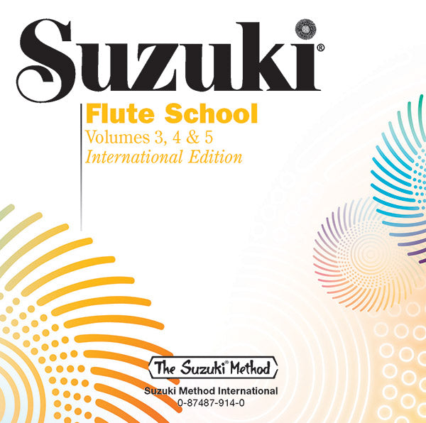 Suzuki Flute School CD, Volume 3, 4 & 5 (Revised)