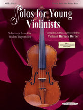 Solos for Young Violinists Violin Part and Piano Acc., Volume 6