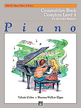 Alfred's Basic Piano Library: Composition Book Complete 1 (1A/1B)