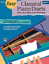 Easy Classical Piano Duets for Teacher and Student, Book 2