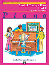 Alfred's Basic Piano Library: Musical Concepts Book 4