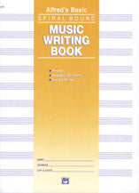 Music Writing Book (9" x 12"), 10-Stave