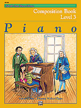 Alfred's Basic Piano Library: Composition Book 3