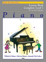 Alfred's Basic Piano Library: Lesson Book Complete 1 (1A/1B)