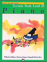 Alfred's Basic Piano Library: Technic Book 1B