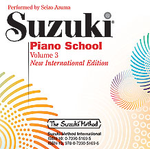 Suzuki Piano School New International Edition CD, Volume 3