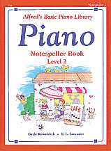 Alfred's Basic Piano Library: Notespeller Book 2