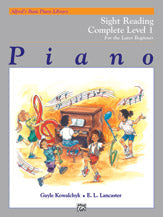 Alfred's Basic Piano Library: Sight Reading Book Complete Level 1 (1A/1B)