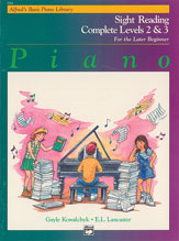 Alfred's Basic Piano Library: Sight Reading Book Complete Level 2 & 3