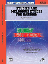 Student Instrumental Course: Studies and Melodious Etudes for Bassoon, Level II