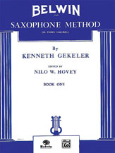 Belwin Saxophone Method, Book I