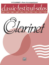 Classic Festival Solos (B-flat Clarinet), Volume 1 Piano Acc.