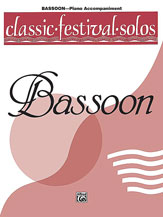 Classic Festival Solos (Bassoon), Volume 1 Piano Acc.