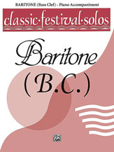 Classic Festival Solos (Baritone B.C.), Volume 1 Piano Acc.