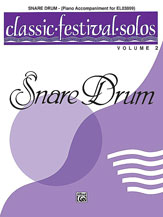 Classic Festival Solos (Snare Drum), Volume 2 Piano Acc.