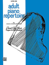 Adult Piano Repertoire, Level 1