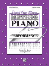 David Carr Glover Method for Piano: Performance, Level 3