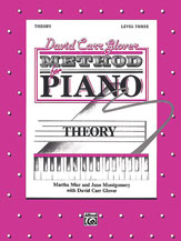 David Carr Glover Method for Piano: Theory, Level 3