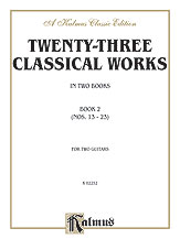 Twenty-Three Classical Works for Two Guitars, Book 2