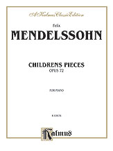 Children's Pieces, Opus 72