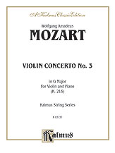 Violin Concerto No. 3 in G Major, K. 216