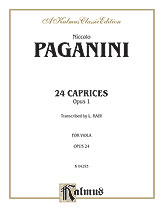 24 Caprices, Opus 1