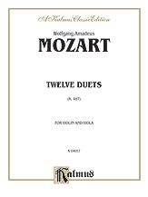 Twelve Duets, K. 487