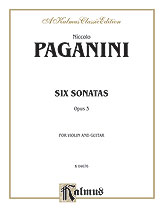 Six Sonatas for Violin and Guitar, Opus 3