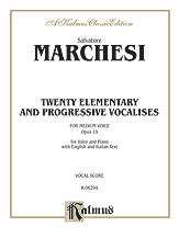 Twenty Elementary and Progressive Vocalises, Opus 15