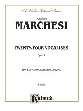 Twenty-four Vocalises for Soprano or Mezzo-Soprano, Opus 2