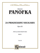 Twenty-four Progressive Vocalises, Opus 85, Volume I