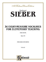 36 Eight-Measure Vocalises for Elementary Teaching