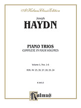 Trios for Violin, Cello and Piano, Volume I (Nos. 1-6, HOB. XV: 25, 26, 27, 28, 29, 24)