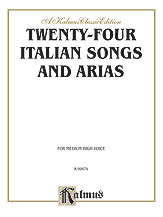 Twenty-four Italian Songs and Arias