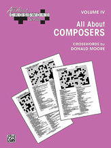 All About . . . Crossword Series, Volume IV -- All About Composers