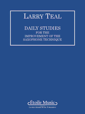 Daily Studies for the Improvement of the Saxophone Tecnhique