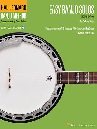 Easy Banjo Solos for 5-String Banjo - Second Edition