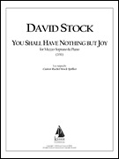 You Shall Have Nothing but Joy for Medium Voice and Piano, Vocal/Piano Score