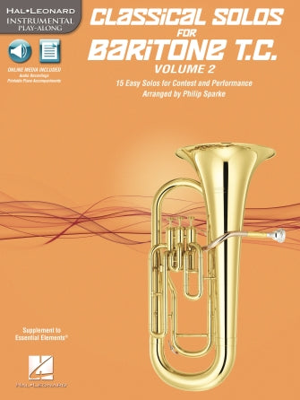 Classical Solos for Baritone T.C., Vol. 2 - 15 Easy Solos for Contest and Performance