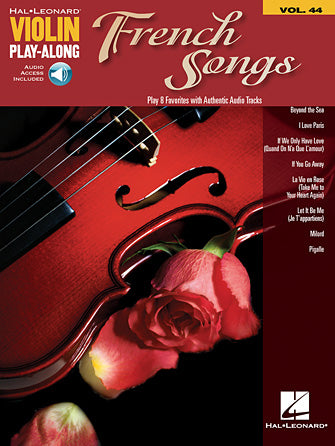 French Songs - Violin Play-Along Vol. 44