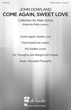 Come Again, Sweet Love - Collection For Male Voices