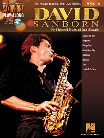 Sanborn, David - Saxophone Play-Along Vol. 8