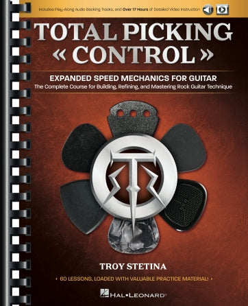 Total Picking Control - Expanded Speed Mechanics for Guitar (Book/Online Media)