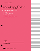 Standard Loose Leaf Manuscript Paper (Pink Cover)