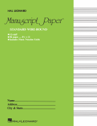 Standard Wirebound Manuscript Paper (Green Cover)