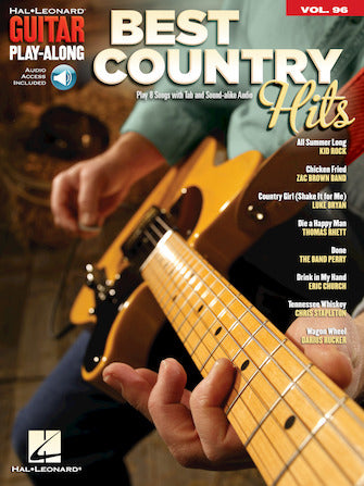 Best Country Hits - Guitar Play-Along Vol. 96