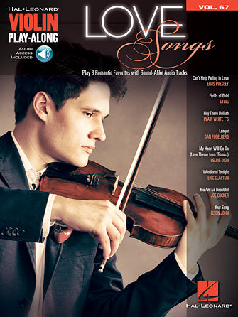 Love Songs - Violin Play-Along Vol. 67