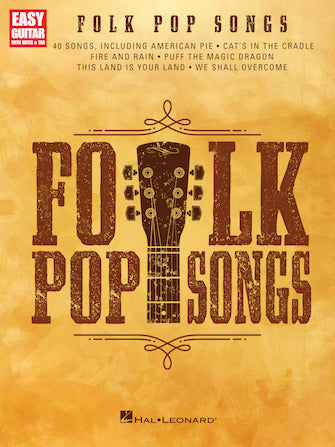 Folk Pop Songs - Easy Guitar with Notes & Tab